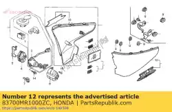 Aqui você pode pedir o capa, l. Lado * nh1 * em Honda , com o número da peça 83700MR1000ZC: