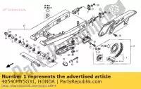 40540MY5G31, Honda, chain, drive (daido) (did525v8120zb) (collegamento standard 112l) honda cb cbf rvf vt xl 400 500 600 650 700 750 1992 1993 1994 1995 1996 1997 1998 1999 2000 2001 2002 2003 2004 2005 2006 2007 2008 2009 2010 2011, Nuovo