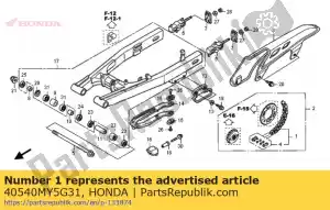 honda 40540MY5G31 corrente, unidade (daido) (did525v8120zb) (link padrão 112l) - Lado inferior