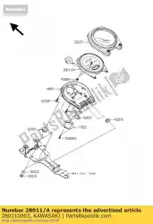 Here you can order the meter,speed,mph vn1600-a1 from Kawasaki, with part number 280110003: