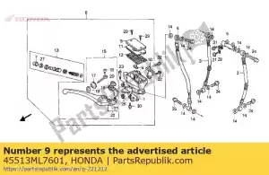 Honda 45513ML7601 casquette - La partie au fond