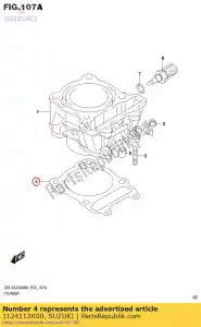 suzuki 1124112K00 uszczelka, cylinder (na) - Dół