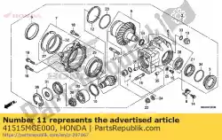 Aqui você pode pedir o calço f, coroa (1,88) em Honda , com o número da peça 41515MGE000: