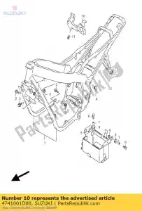 suzuki 4741001D00 supporto, e.p. - Il fondo