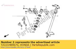 Aquí puede pedir arbusto, dirección (yamashita de Honda , con el número de pieza 53221HB9670: