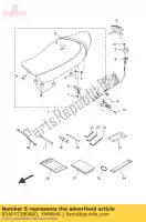 B34F47380000, Yamaha, sedile con staffa yamaha  xsr 700 2016 2017, Nuovo