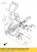 4KM283151000, Yamaha, embleem yamaha xj xjs diversion 900, Nieuw