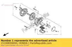oliepomp assy van Honda, met onderdeel nummer 15100KEB900, bestel je hier online: