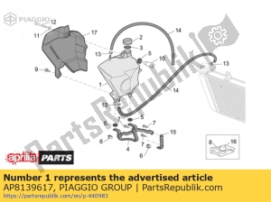 aprilia AP8139617 housing - Bottom side