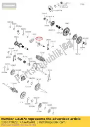 Tutaj możesz zamówić 01 wa?, zmiana biegów od Kawasaki , z numerem części 13107Y029: