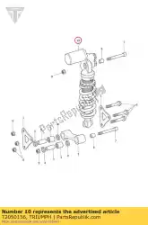 Qui puoi ordinare unità di sospensione posteriore da Triumph , con numero parte T2050156: