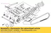 40510KC1000, Honda, caso, catena di trasmissione honda cb 125 250 1988 1992 1994 1996 1997, Nuovo