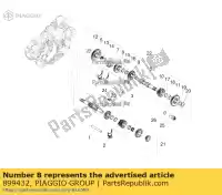 899432, Piaggio Group, 3.-4. bieg aprilia  rs rs4 zd4kc000 zd4kca00 zd4kta zd4kta00 zd4ktb00 zd4kxa00 zd4kxb00 zd4kxja0 zd4kxja0, zd4kxa zd4kxjb0 zd4tw000 zd4xaa00 zd4xab00 125 2011 2012 2013 2014 2016 2017 2018 2019 2020 2021 2022, Nowy