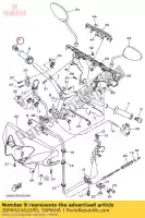 2BMF624620P0, Yamaha, koniec, uchwyt sm1 dla dnmb, drmk yamaha  125 2017 2018, Nowy