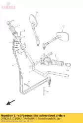 Tutaj możesz zamówić kierownica od Yamaha , z numerem części 2PN261111000: