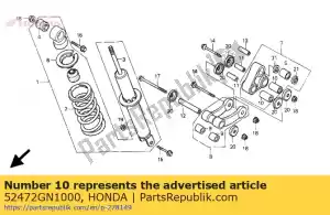 honda 52472GN1000 bus, kussenarm - Onderkant