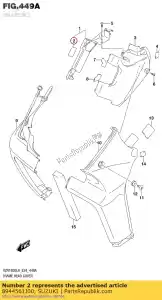 suzuki 8944561J00 protector - Bottom side