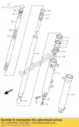 buis, binnen van Suzuki, met onderdeel nummer 5111001D00, bestel je hier online: