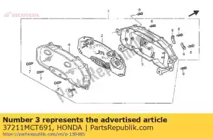 honda 37211MCT691 case, lower - Bottom side