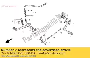 honda 24710MBBD60 arm comp., veranderen - Onderkant