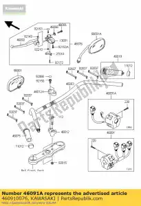 kawasaki 460910076 housing-ass-control, rh vn2000 - Onderkant