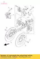 4TWW00470000, Yamaha, zestaw uszczelek zacisku yamaha tz 125 250 2000 2001 2002, Nowy