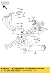 Tutaj możesz zamówić amortyzator, t? Umik zx600-f1 od Kawasaki , z numerem części 921601543: