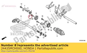 Honda 24435MCH000 veer, versnellingstrommel st - Onderkant