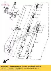 Qui puoi ordinare mandrino conico da Yamaha , con numero parte 1W123173L000: