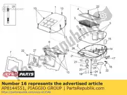 Qui puoi ordinare comune da Piaggio Group , con numero parte AP8144551: