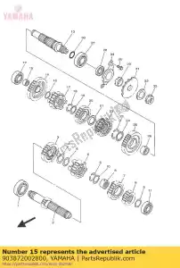 yamaha 903872002800 collar - Bottom side