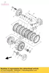 primair aangedreven tandwielcomp. (74t) van Yamaha, met onderdeel nummer 1C3161500000, bestel je hier online: