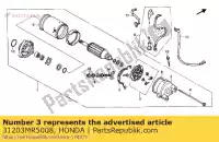 31203MR5008, Honda, nessuna descrizione disponibile al momento honda pc 800 1989 1990, Nuovo