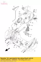 24PE44100000, Yamaha, Filtre à air. yamaha xj xt xtz xv xvs xvz ybr 125 535 600 650 750 1100 1300 1900 1989 1995 1996 1997 1998 1999 2013 2014, Nouveau