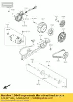 12046Y003, Kawasaki, sprocket,oil pump kawasaki ninja ex krt edition b j  special a j300 abs 300 , New