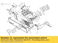 GU01161700, Piaggio Group, Parafuso do tubo de óleo moto-guzzi daytona rs sport corsa sport iniezione v 1000 1100 1996 1997 1998, Novo