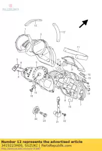 suzuki 3419223H00 cuscino, no.2 - Il fondo