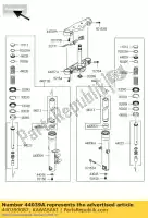 440390087, Kawasaki, suporte-garfo superior vn900c9fa kawasaki vn 900 2009 2010 2011, Novo