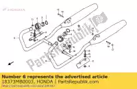 18373MB0003, Honda, band, r. ex. pijp honda cmx 450 1986 1987 1988, Nieuw