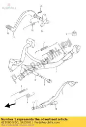 staan, midden van Suzuki, met onderdeel nummer 4210008F00, bestel je hier online:
