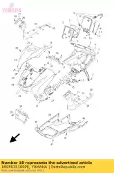 lichaam, motorkap van Yamaha, met onderdeel nummer 1B9F835100PE, bestel je hier online: