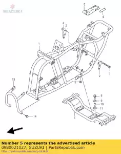 Suzuki 0980021027 strumento di controllo - Il fondo