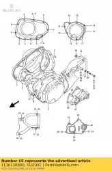 Tutaj możesz zamówić pokrywa, bieg drugi od Suzuki , z numerem części 1136138B00: