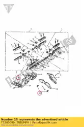 Tutaj możesz zamówić bolt rhhf m8 x 30 slv enc od Triumph , z numerem części T3200090: