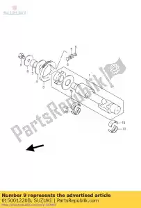 Suzuki 015001220B parafuso - Lado inferior