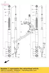 Aquí puede pedir cámara de aire comp. 1 de Yamaha , con el número de pieza 39P231100000: