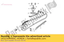 Ici, vous pouvez commander le pignon, came auprès de Honda , avec le numéro de pièce 14321KPH900: