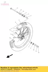 Aquí puede pedir tubo (70 / 100-17 tr4) (4es) de Yamaha , con el número de pieza 942071728400: