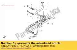 Aqui você pode pedir o nenhuma descrição disponível no momento em Honda , com o número da peça 18652KPL900: