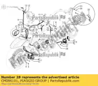 CM086101, Piaggio Group, valvola di regolazione della pressione piaggio beverly bv x x10 zapm69300, zapm69400 125 350 500 2011 2012 2013 2014 2016, Nuovo